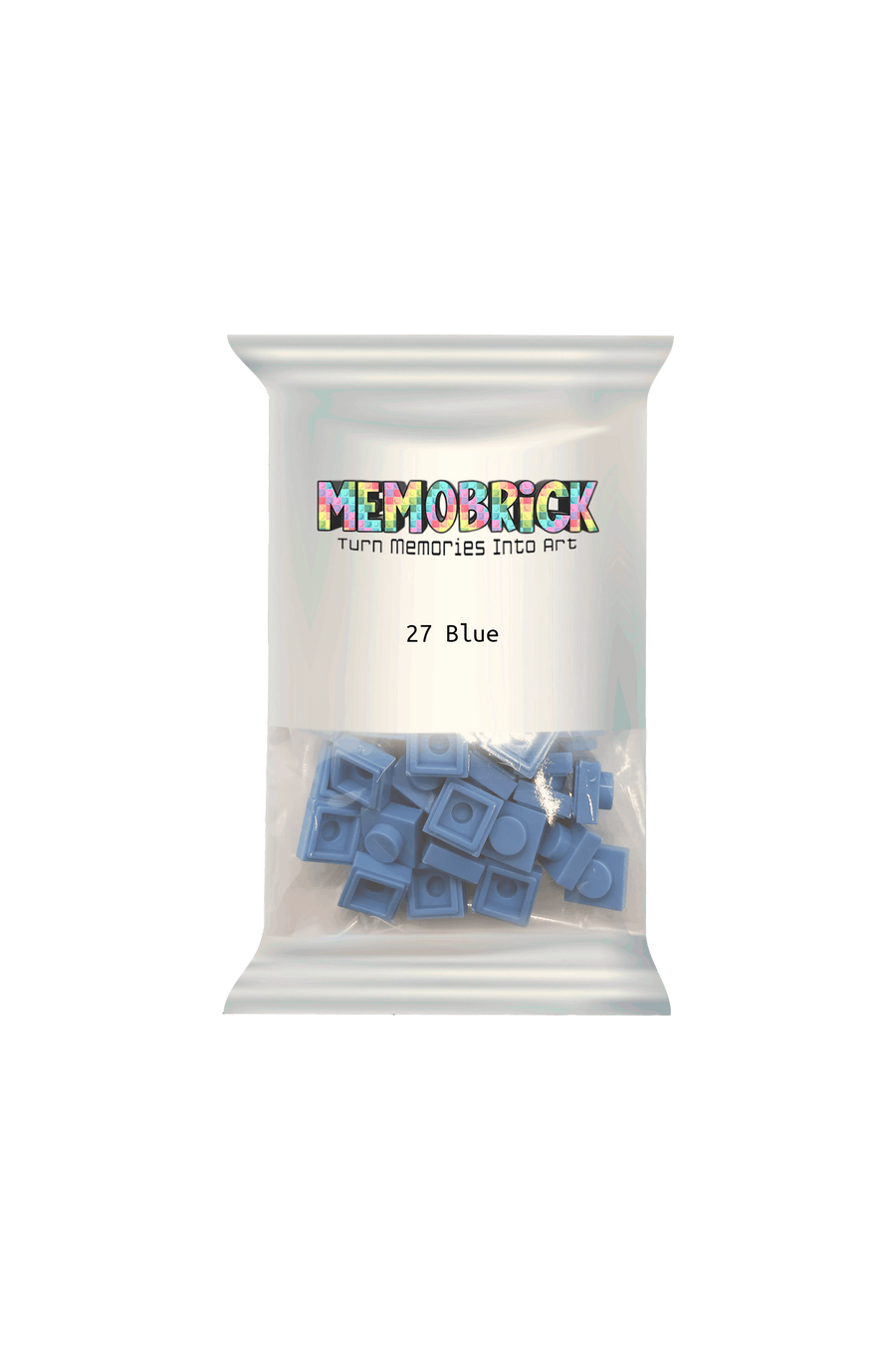 Bag of Bricks - Blue 27 - Memobrick