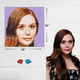 Custom Photo Brick Mosaic Portrait 16x16 in - Personalized DIY Photo Gift Kit — photo 5