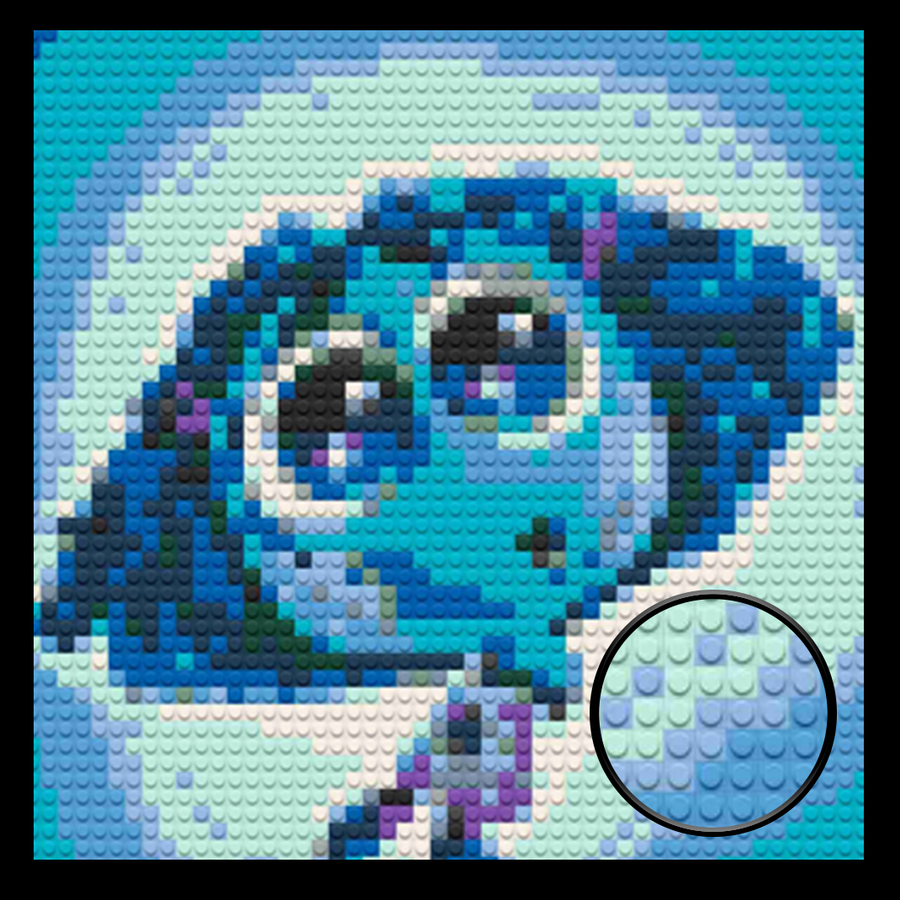 Inside Out Envy Decor Art Piece Bricked Mosaic 16x16
