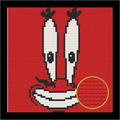 MR. KRABS MOSAIC PORTRAIT 20X20 Memobrick
