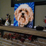 Custom Photo Brick Mosaic Portrait 16x16 in - Personalized DIY Photo Gift Kit — photo 10