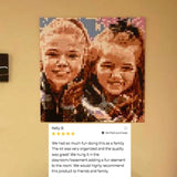 Custom Photo Brick Mosaic Portrait 20x20 in - Personalized DIY Photo Gift Kit — photo 9
