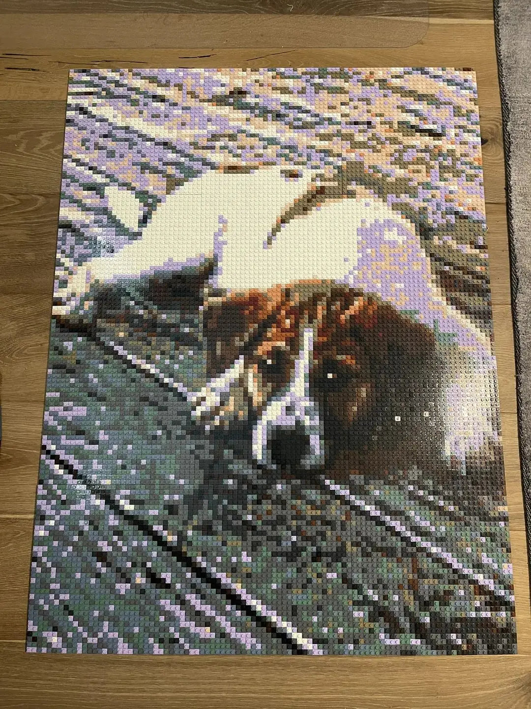 Custom Bricked Mosaic Portrait 30x40" - Memobrick