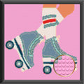 Bricked Mosaic 30x30" Roller skate Art - Memobrick